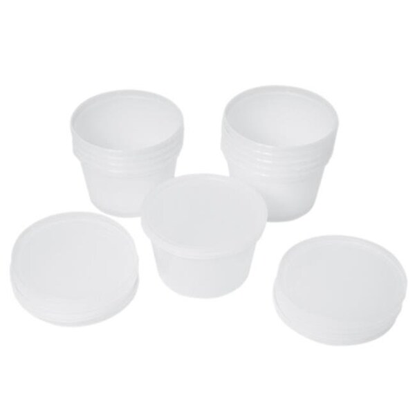 Fabrication Enterprises 10-0943 Containers And Lids Only For 1 Lb Putty